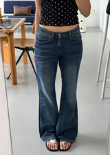 WASHING FLARED DENIM