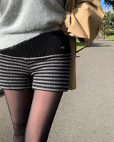[ORIGINAL] Moerin Striped Knit Shorts Pants
