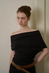 Comfort off-shoulder top_black