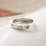SVR-S604 Kang Daniel Ring Silver 925 Plain Minja Basic Daily Silver Ring