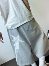 Starlight Camo Patch Sagging Bermuda Shorts 2color