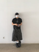 Circle Feed Cropped Short Sleeve Tee 2C