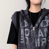 Ika Two Way Hooded Vest Zip-Up