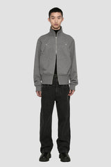 ZIP FRONT SWEATER