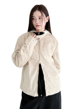  SUEDE BUTTON LINE JACKET