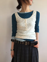 YWD STUDDED WALLET BELT (1color)