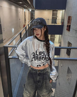 LA Trackline Metal Jersey Sweatshirt