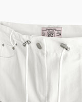 [♡MADE♡] white e-motion letter wide cotton PT