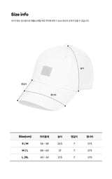 SQUARE LOGO RELAX FIT BALL CAP【RED】