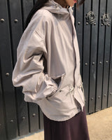Rogen Hooded Drawstring Field Jacket