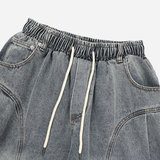 Ridge Curved Denim Pants