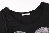 Silhouette tee - black