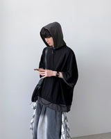 Crunch Layered Half Hoodie