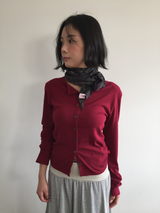 Rosé banding cutout skirt (3color)