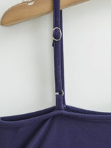 Amaris Asymmetric Strap Ruched Top