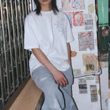 Untitled Starrynight Pigment Wash Short Sleeve Off White