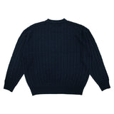 Usual Round Cable Knit - 5COLOR