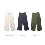 リアコットンカーゴパンツ(3color)