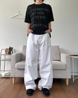 Basic Cotton Wide Pants 4C