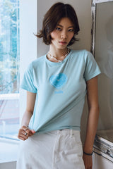 26SS★ Zesty Heart Crop Short Sleeve Tee