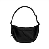 Half Moon Leather Cross Bag