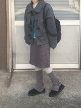 dot corduroy skirt