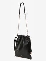 LUZIN MINI シープスキンショルダーバッグ / Matte Black