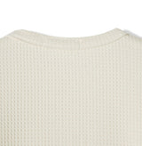 ローチワッフルヘンリーネックロングスリーブTシャツ