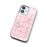 [MADE]ピーチ ツルビー マグセーフ ガラス バンパー iPhone ケース