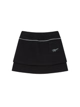 DOUBLE LAYER SKIRT (BLACK)