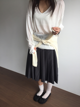 Cinnamon Summer V-neck Knit (6color)