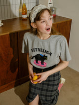 ミャオウキャットTシャツ (2C)