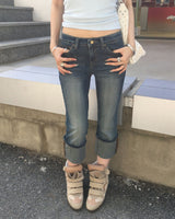 Roll up capri pants