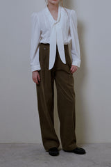 Fable scarf blouse_ivory