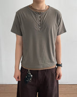 Clo Layered Buckle Short Sleeve T