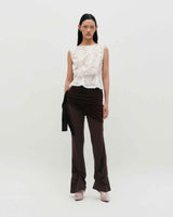 Sheer Layering Pants _ BLACK