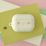 oab フラワーairpodsケース (アイボリー)