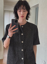 Lione Tweed Half Jacket