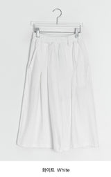[unisex] アヒンピンテックバンディングバミューダパンツ