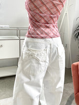 1463. Back ribbon wide cotton pt (2color)