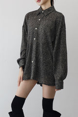 (Unisex) ブレットオーバーサイズニットシャツ
