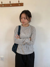 ボカンボーダーラウンド長袖Tシャツ