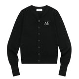 MARAIS 7ボタンクロップヘンリーネックカーディガン（2色）