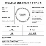 ブラック コア チェーン ブレスレット