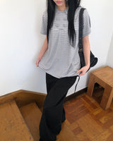 バーネット ダブルボタン ショートスリーブ Tシャツ