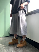 Double Pintuck Bermuda Shorts (7/10 Length)