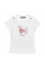 ブークレドッグエンブロイダードTシャツ