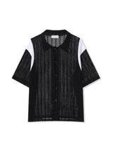 ASCLO Varsity Lace Short Sleeve Cardigan (3color)