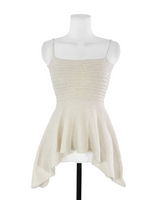 wave asymmetric flare knit cd + top set