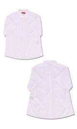 Bijou point short sleeve shirts Ivory